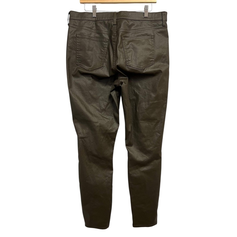 GAP Jeans Womens 33/16 Tall Brown Coated True Skinny Mid Rise Stretch - Picture 7 of 7
